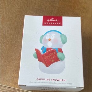 Hallmark Keepsake Caroling Snowman 2024